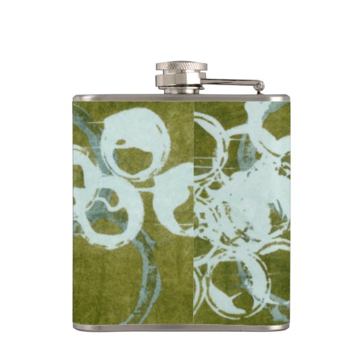 Green Orbs I Flachmann (Rückseite)