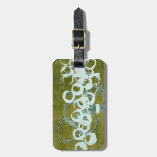 Green Orbs I Gepäckanhänger (Vorderseite vertikal)