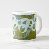 Green Orbs I Jumbo-Tasse (Vorderseite Rechts)
