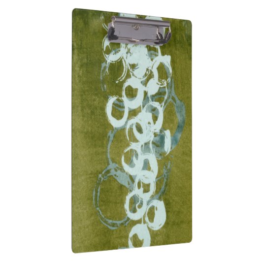 Green Orbs I Klemmbrett (Rechts)