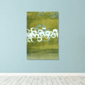 Green Orbs I Leinwanddruck (Insitu (Holzboden))