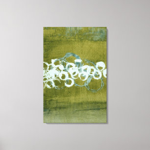 Green Orbs I Leinwanddruck