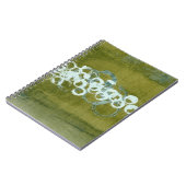 Green Orbs I Notizblock (Linke Seite)