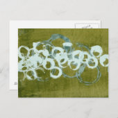 Green Orbs I Postkarte (Vorne/Hinten)