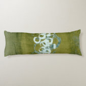 Green Orbs I Seitenschläferkissen (Rückseite)