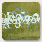 Green Orbs I Untersetzer (Vorderseite)