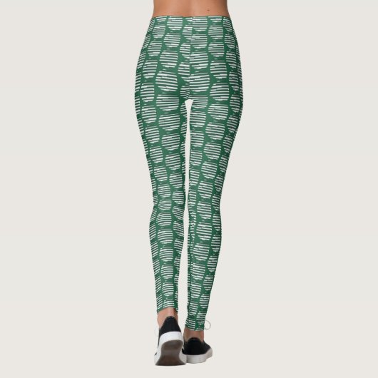 Green Orbs of Interference Leggings (Rückseite)