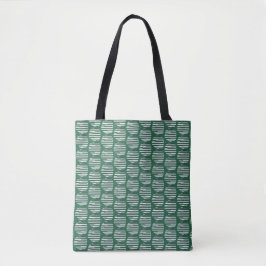 Green Orbs of Interference Tote Bag Tasche