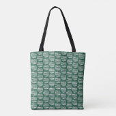 Green Orbs of Interference Tote Bag Tasche (Rückseite)