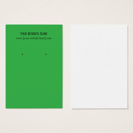 Green Oring Business Cards (Vorne & Hinten)