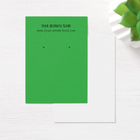 Green Oring Business Cards (Schreibtisch)