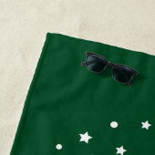 Green Outdoor Camp Bachelorette Strandtuch (Beispiel)