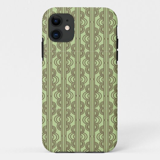 Green Oval Chains Case-Mate iPhone Hülle (Rückseite)
