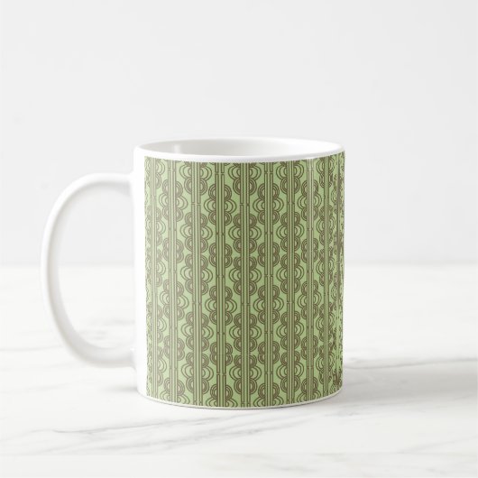 Green Oval Chains Kaffeetasse (Links)
