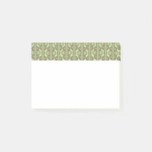 Green Oval Chains Post-it Klebezettel (Vorderseite)