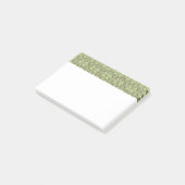 Green Oval Chains Post-it Klebezettel (angewinkelt)