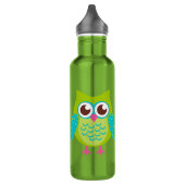 Green Owls Edelstahlflasche (Links)