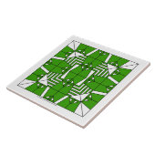 Green Owls Fliese (Seite)