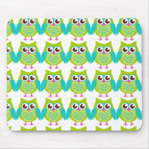 Green Owls Gift Mousepad