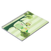 Green Owls Notizblock (Linke Seite)