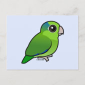 Green Pacific Parrotlet Postkarte (Vorderseite)