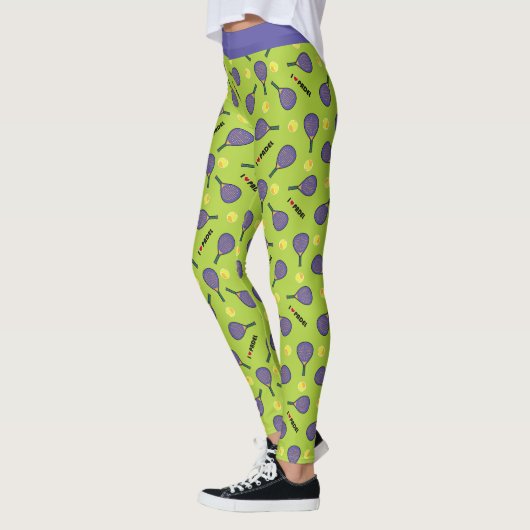 🎾 Green Padel Power! Leggings (Links)
