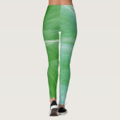 Green Paint Spritzer #2 Leggings (Rückseite)