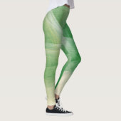 Green Paint Spritzer Leggings (Rechts)