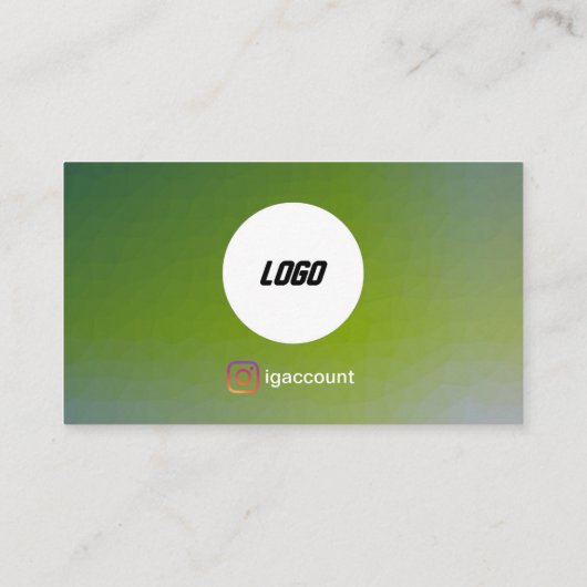 Green Painter Visitenkarte (Rückseite)