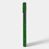 Green Paisley Case-Mate iPhone Hülle (Rückseite / Links)