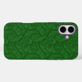 Green Paisley Case-Mate iPhone Hülle (Rückseite (Horizontal))