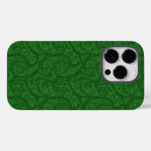 Green Paisley Case-Mate iPhone Hülle (Rückseite (Horizontal))