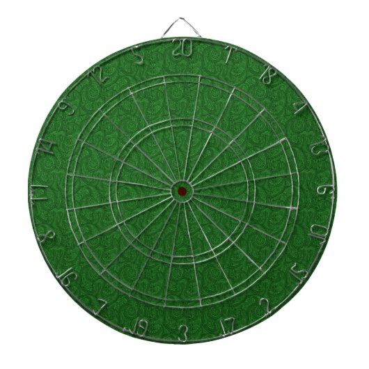 Green Paisley Dartscheibe (vorne)