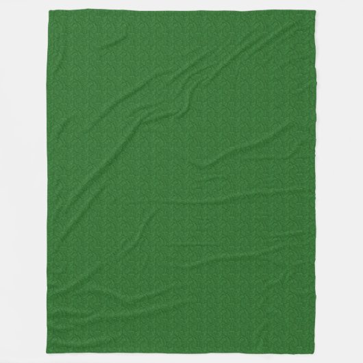 Green Paisley Fleecedecke (Vorderseite)