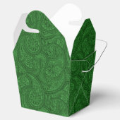 Green Paisley Geschenkschachtel (Geöffnet)
