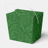 Green Paisley Geschenkschachtel (Rückseite)
