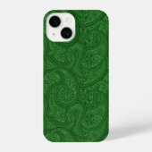 Green Paisley iPhone Hülle (Rückseite)