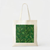Green Paisley Ivy: Tragetasche (Vorne)