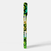 Green Paisley Pattern Case-Mate iPhone Hülle (Rückseite / Rechts)