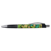 Green Paisley Pattern Kugelschreiber (Oberseite)