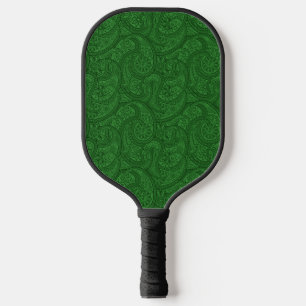 Green Paisley Pickleball Schläger