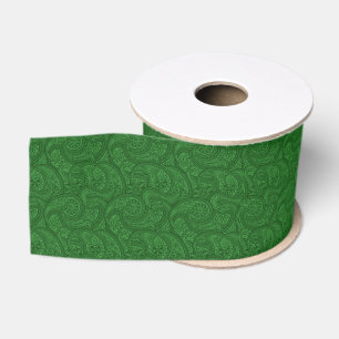 Green Paisley Ripsband