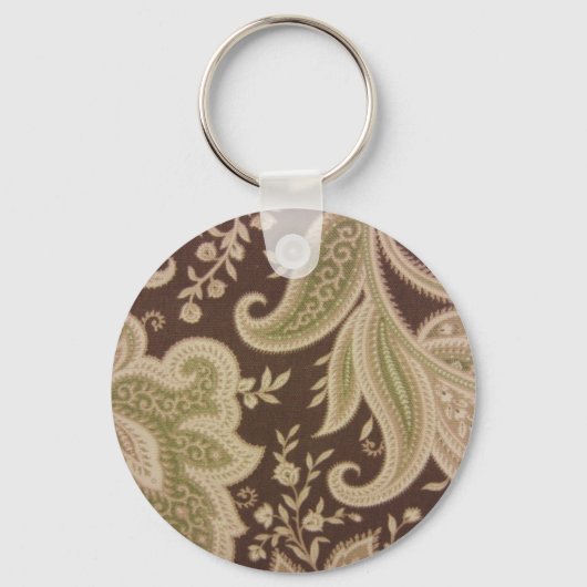 Green Paisley Schlüsselanhänger (Vorderseite)