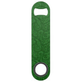 Green Paisley Speedflaschenöffner (Rückseite)