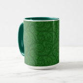 Green Paisley Tasse (Vorderseite Links)
