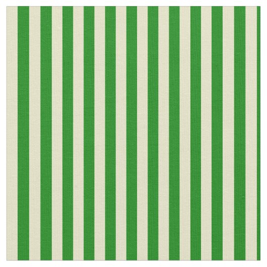 Green & Pale Goldenrod Linien Stoff (Nahaufnahme)