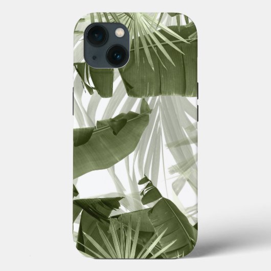 Green Palm Banana Verlasst Bliss 1 #art #nature Case-Mate iPhone Hülle (Rückseite)