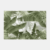 Green Palm Banana Verlasst Bliss 1 #art #nature Fußmatte (Vorderseite)