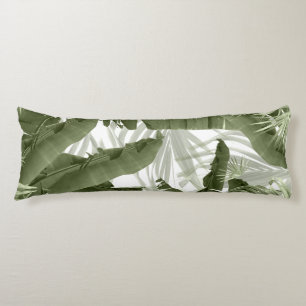 Green Palm Banana Verlasst Bliss 1 #art #nature Seitenschläferkissen