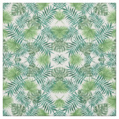 Green Palm Blätter Art Aquarellbilder Stoff (Muster)
